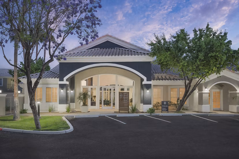 building at The Sterling Apartments