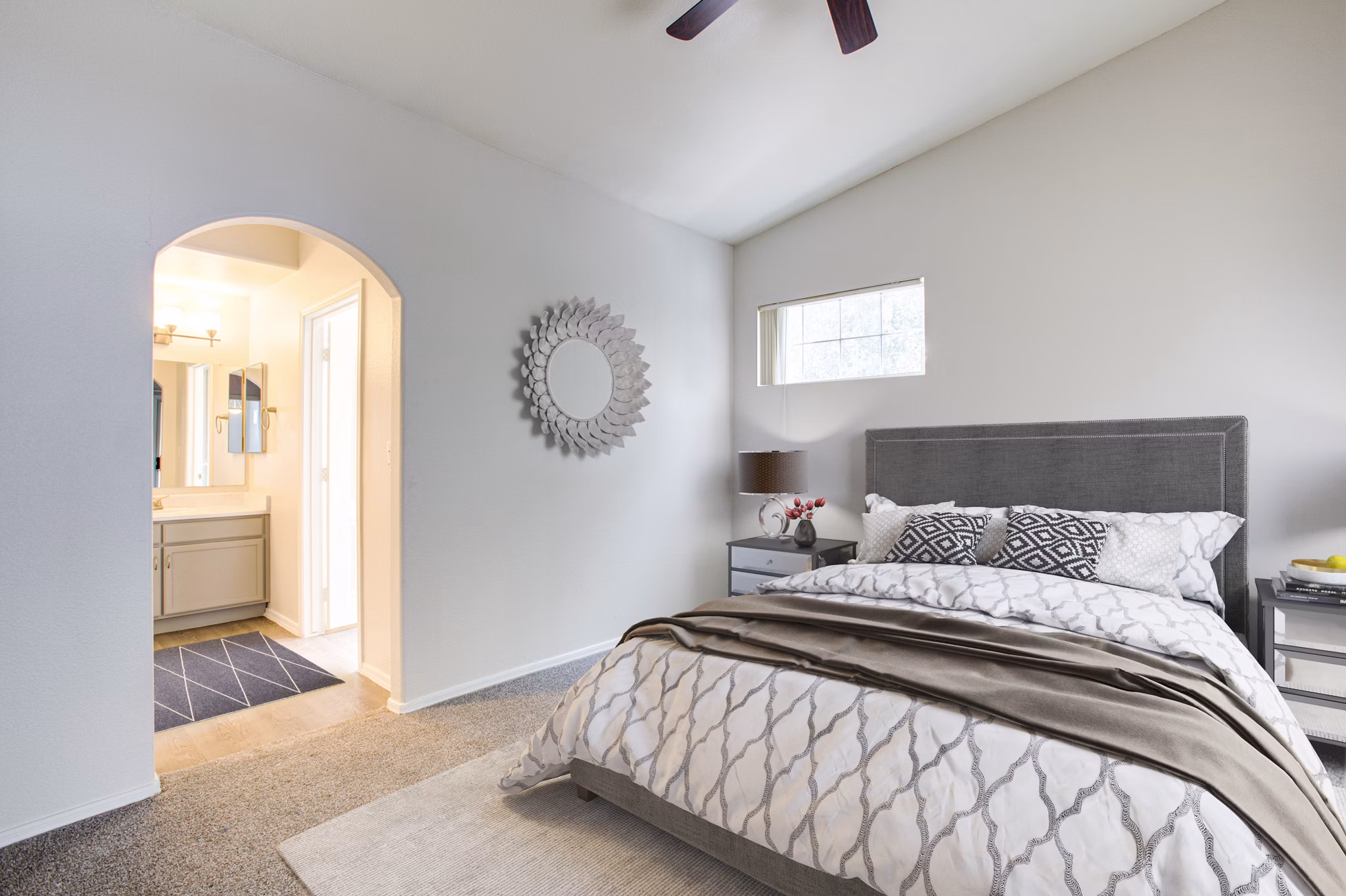 bedroom at The Sterling Apartments