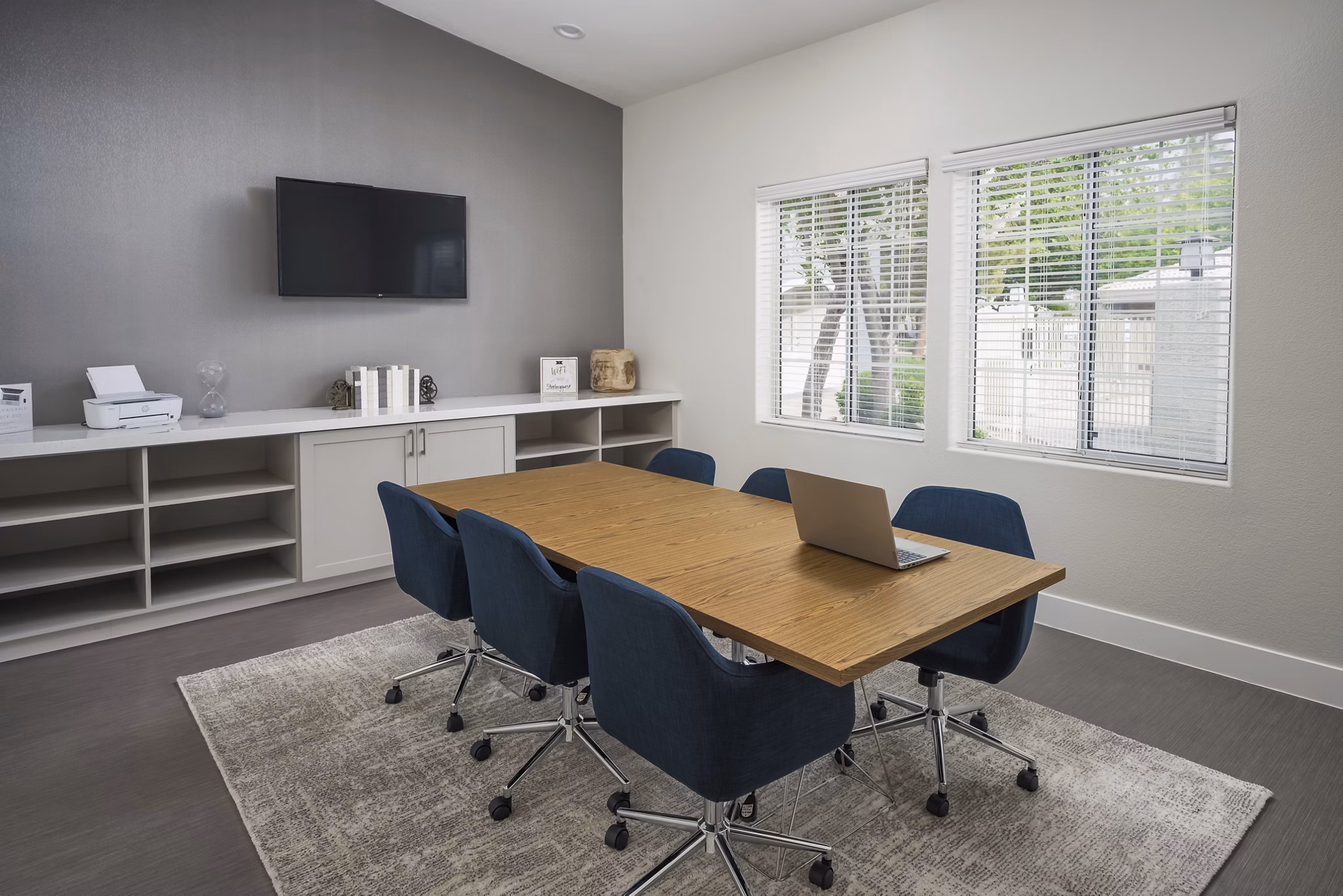 home office at The Sterling Apartments