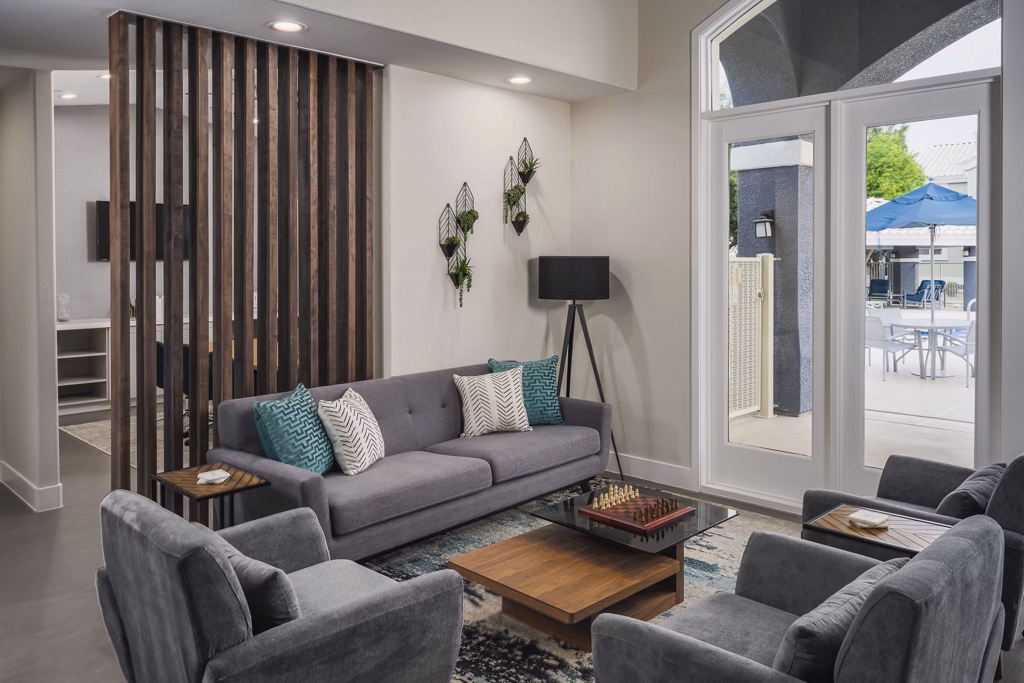 lobby at The Sterling Apartments