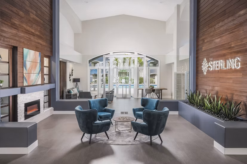 clubhouse at The Sterling Apartments
