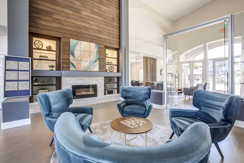 lobby at The Sterling Apartments