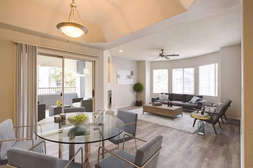 dining room at The Sterling Apartments