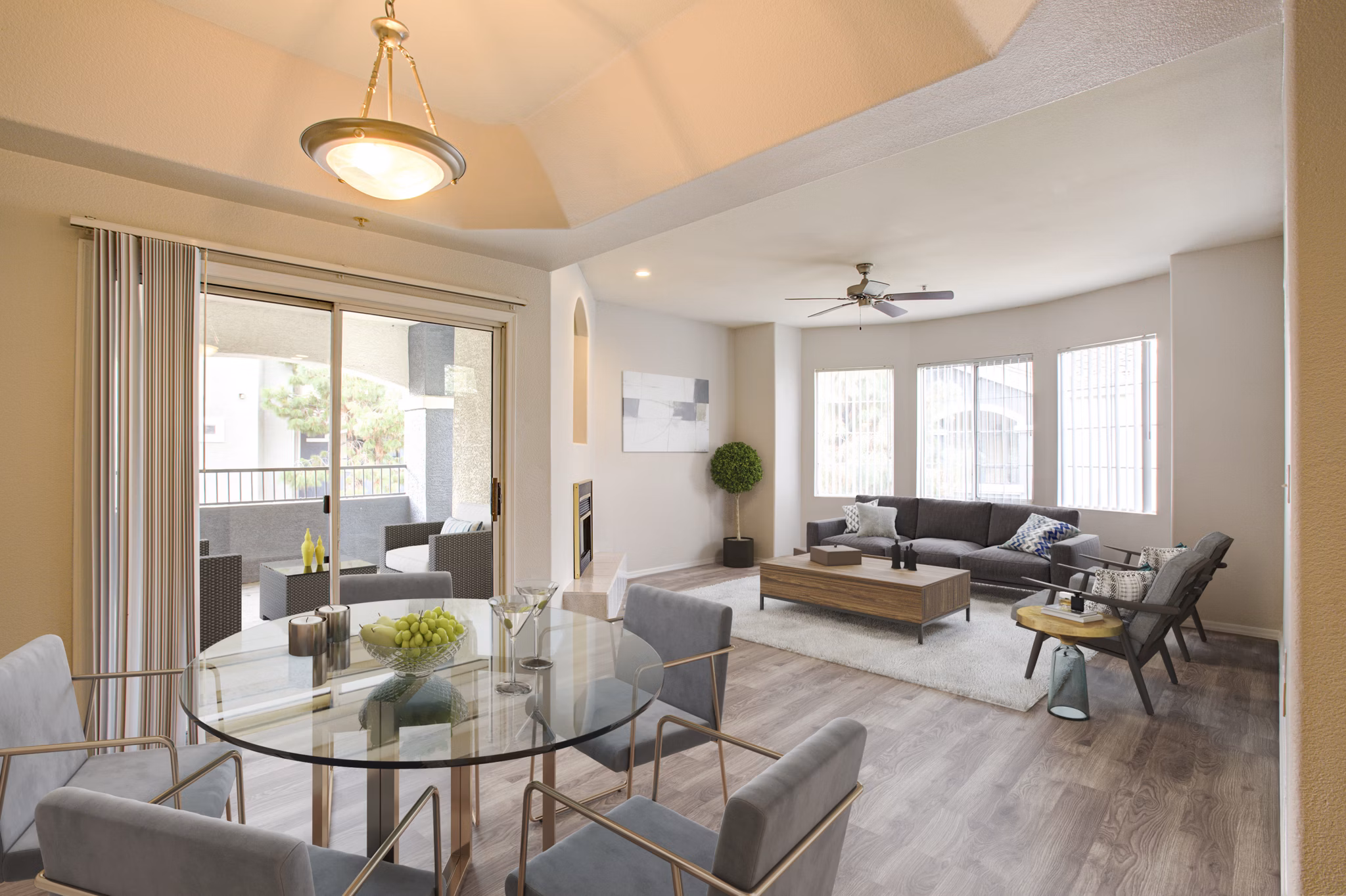 dining room at The Sterling Apartments