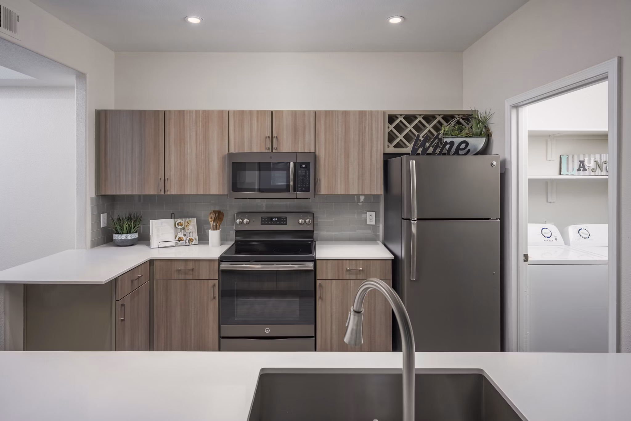 kitchen at The Sterling Apartments