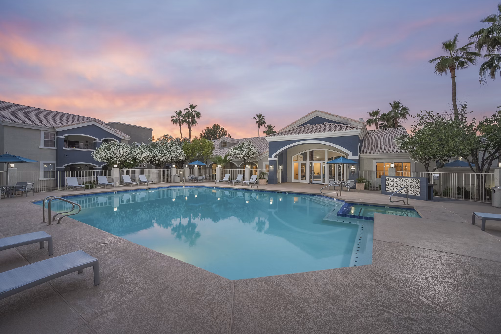 pool at The Sterling Apartments