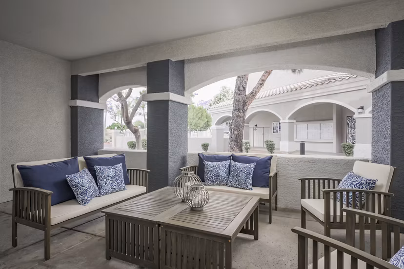 recreational area at The Sterling Apartments