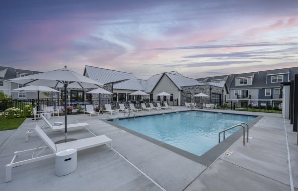  pool at Woodside Trumbull Apartments