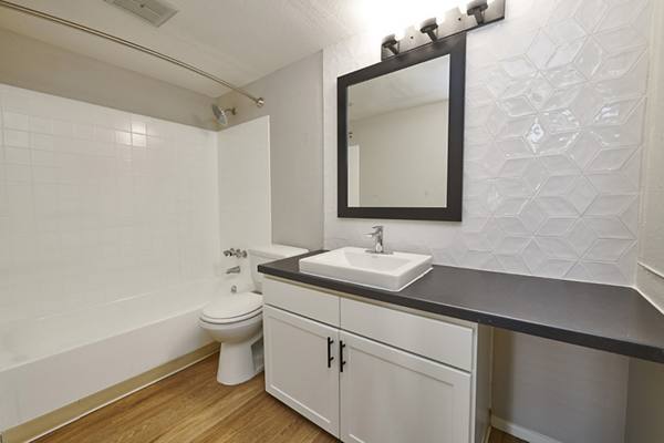 bathroom at Novi at Lowry Apartments