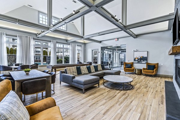 Elegant clubhouse with modern decor at The Preserve at Cohasset Apartments