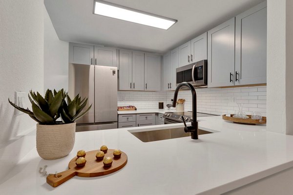 kitchen at The Marks Apartments