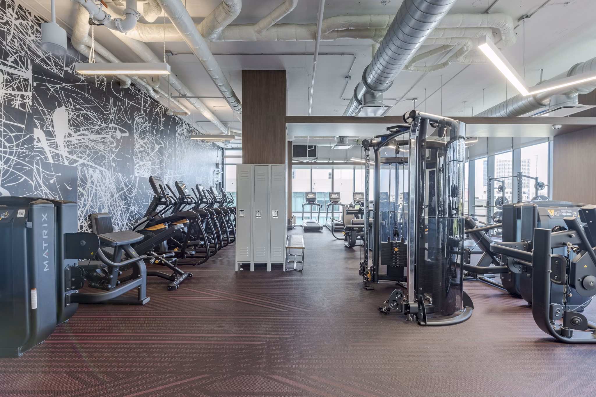 Fitness Center at Midtown 5 Apartments