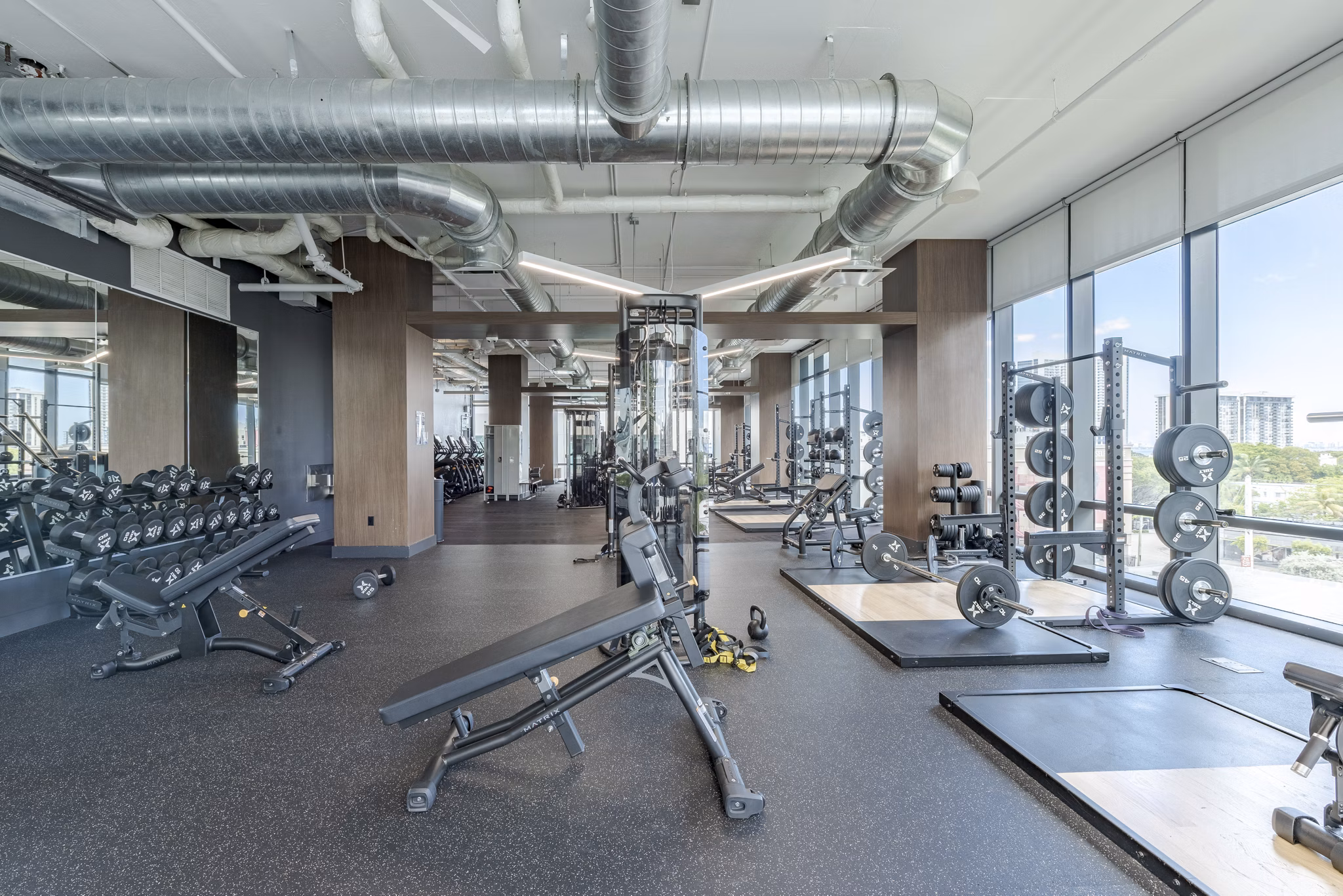 Fitness Center at Midtown 5 Apartments