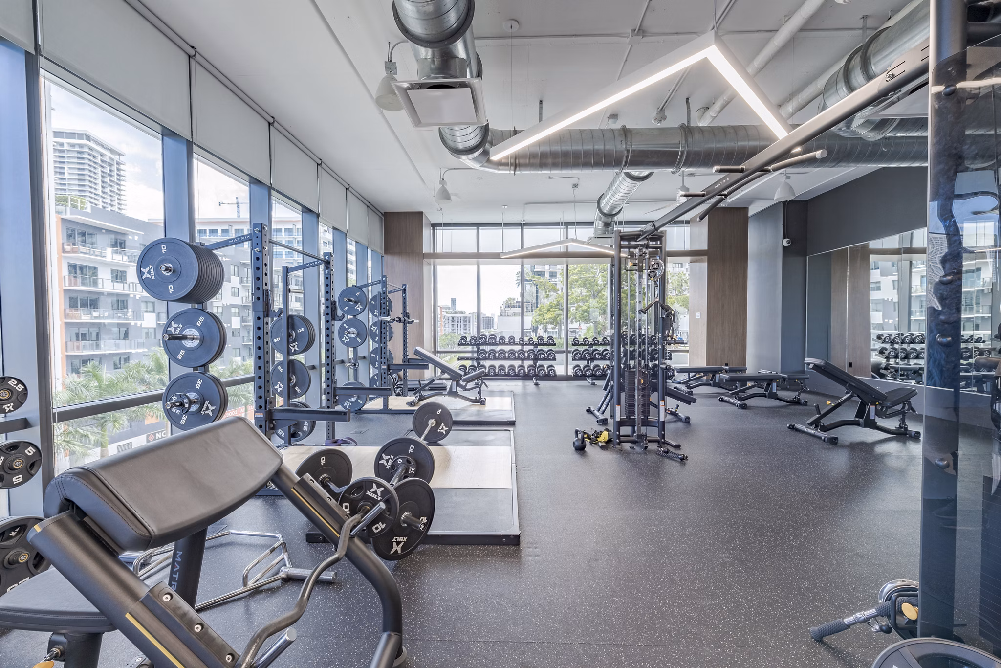 Fitness Center at Midtown 5 Apartments