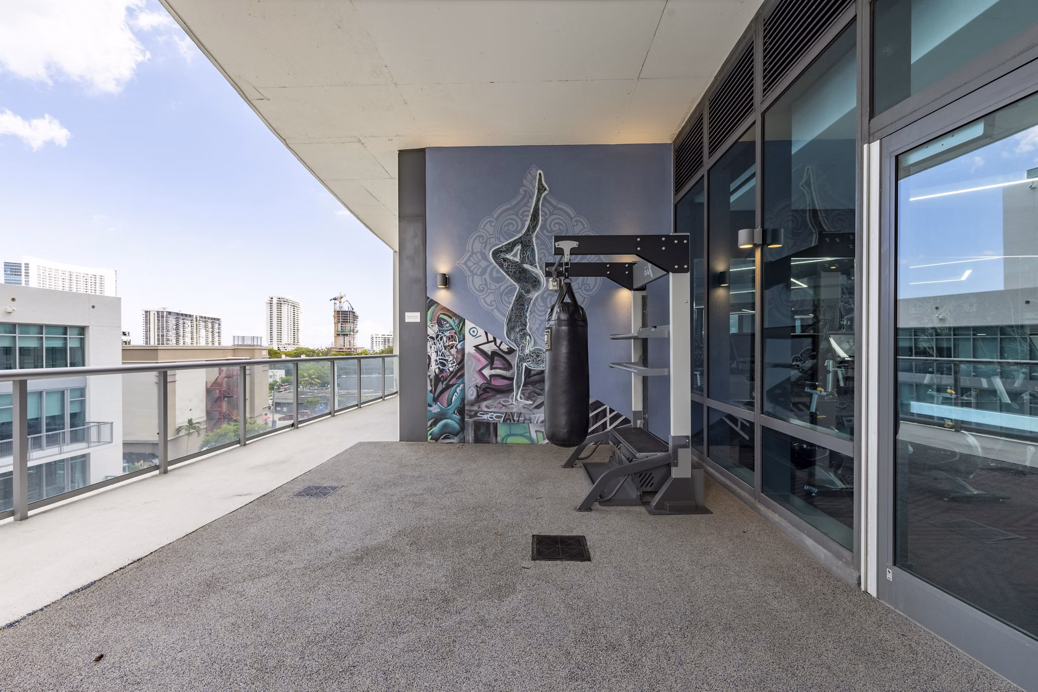 Fitness Center at Midtown 5 Apartments