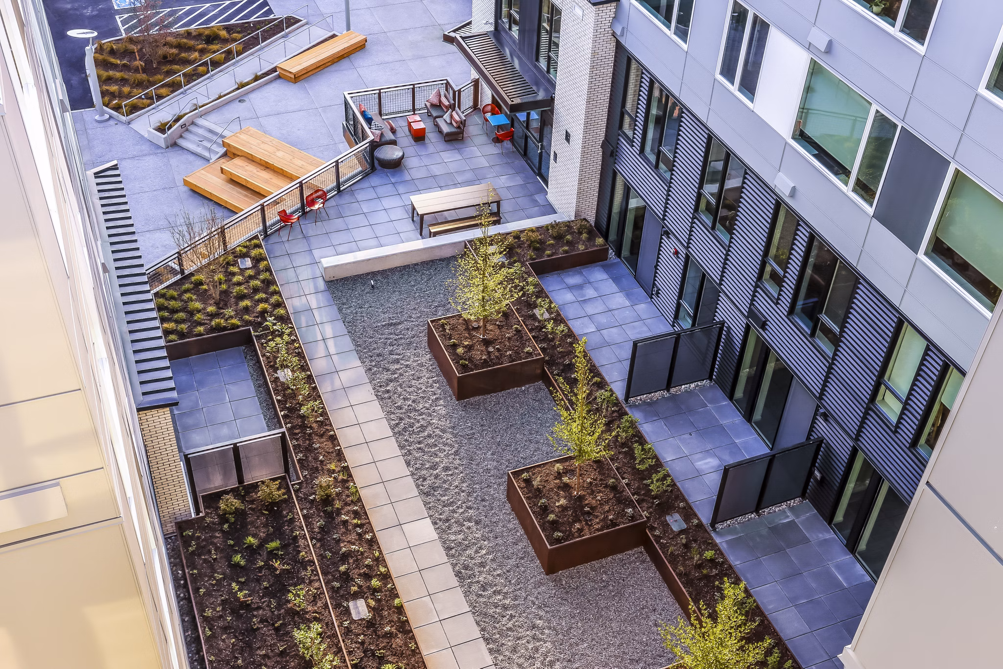 Batik Apartments: Contemporary building showcasing luxury living in vibrant Seattle neighborhood