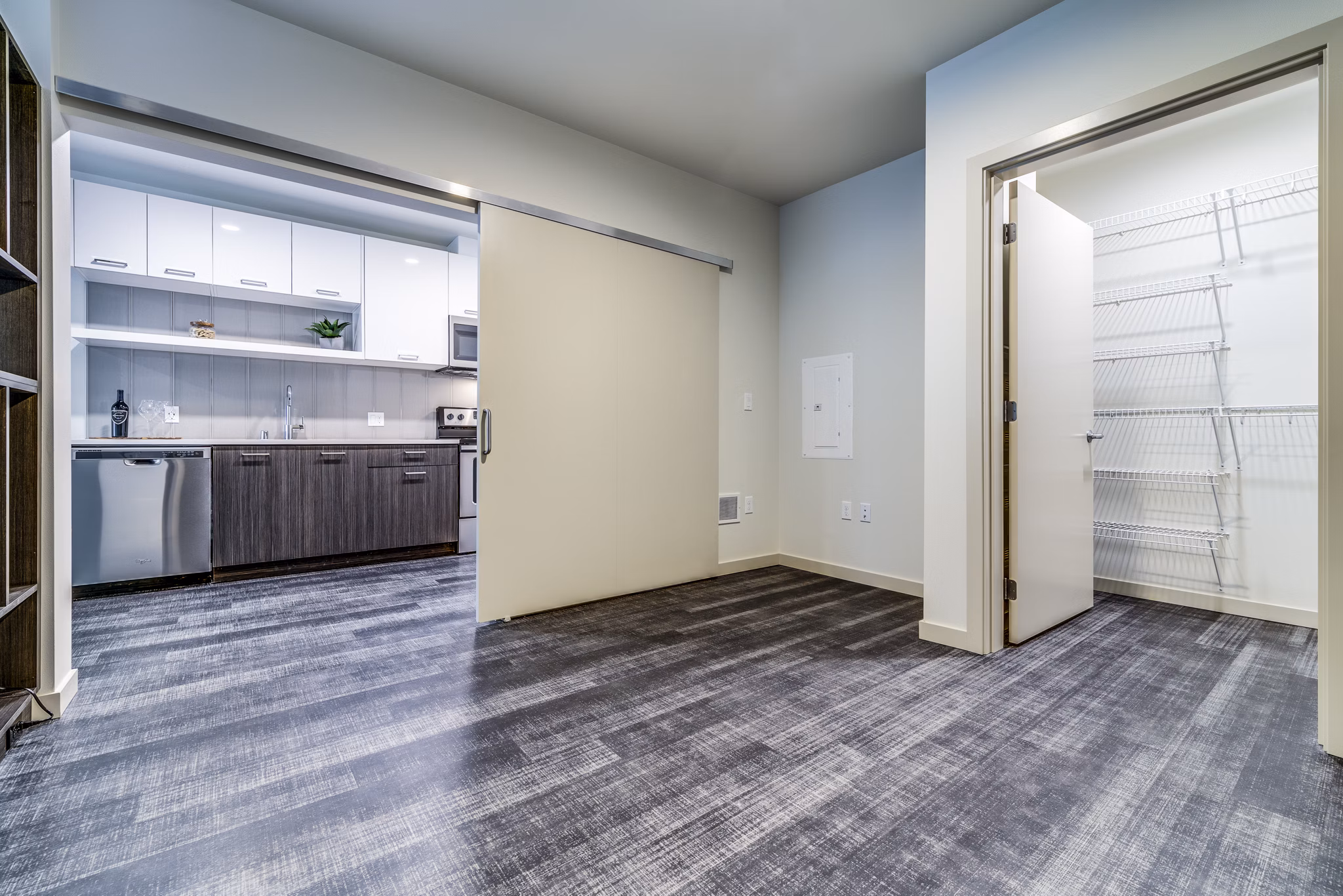 Boutique bedroom with modern decor at Batik Apartments, luxury living by Greystar
