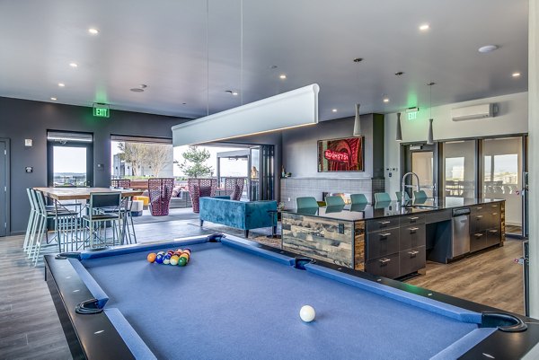clubhouse/patio/game room at Batik Apartments