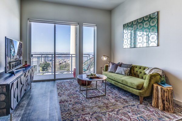 living room at Batik Apartments