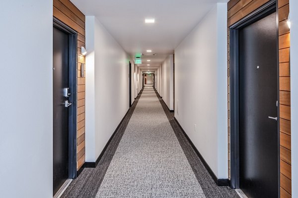 hallway at Cypress Apartments