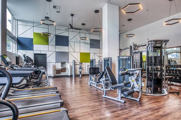 fitness center at Cypress Apartments