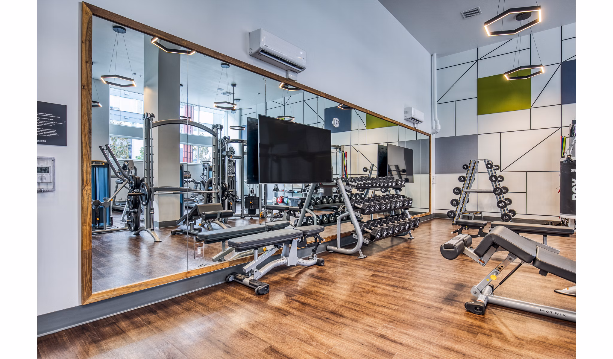 Cypress Apartments: State-of-the-art fitness center with modern equipment for residents