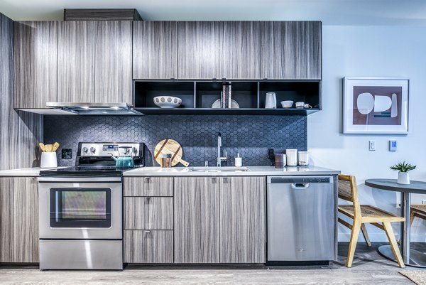 kitchen at Cypress Apartments