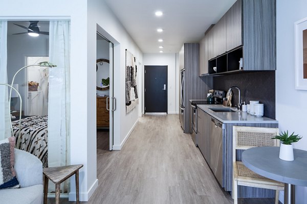 kitchen at Cypress Apartments