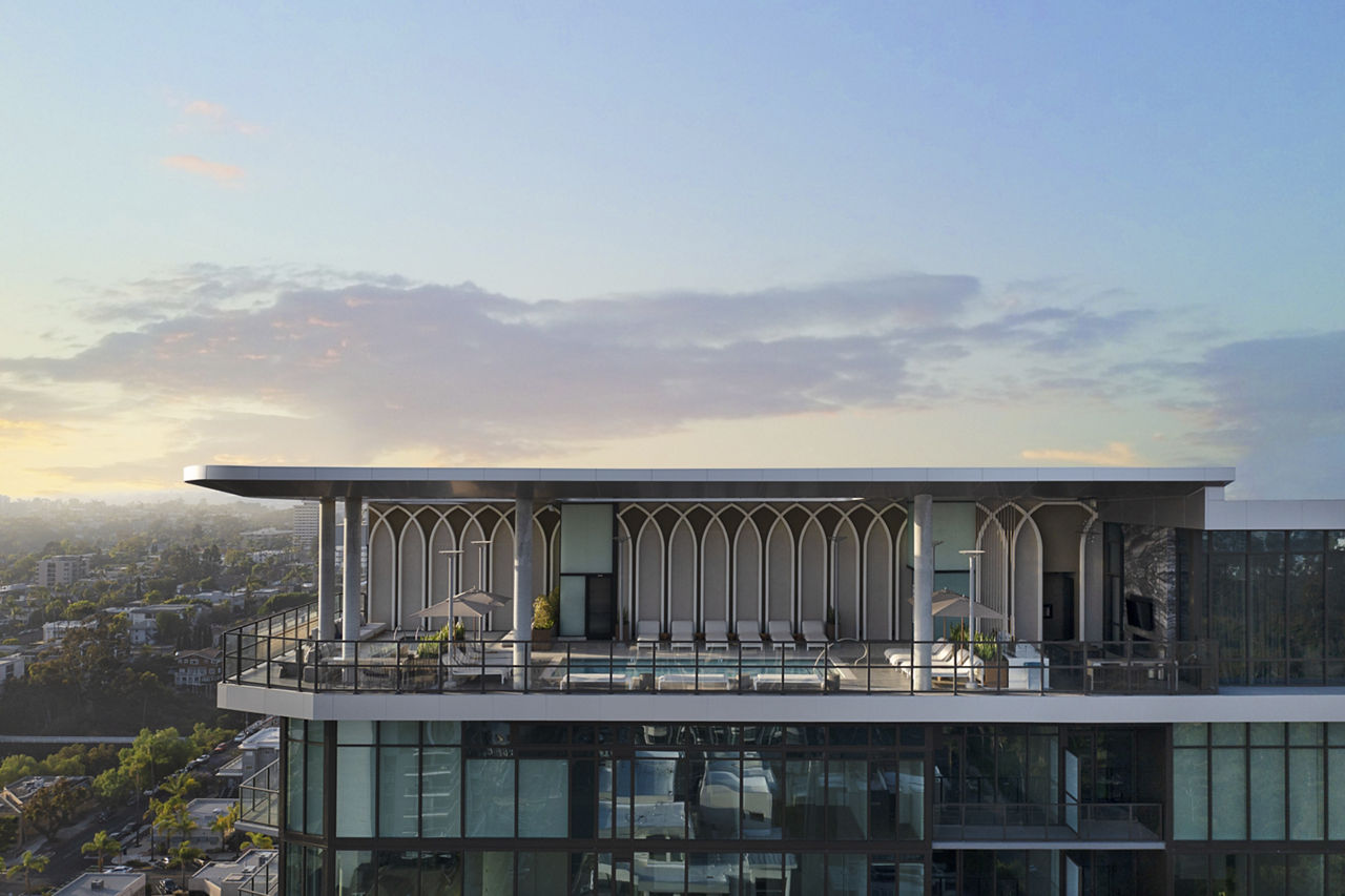 Roof deck at 525 Olive (3 of 4)