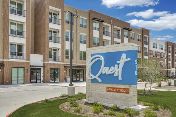 exterior at Quest Apartments