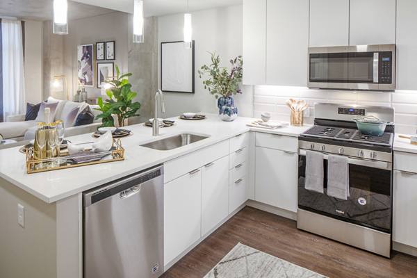 kitchen at Portland Astoria Apartments
