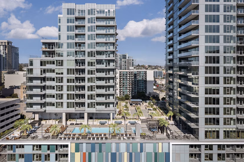 Diega Apartments: Luxury high-rise apartments in downtown San Diego with modern architectural design