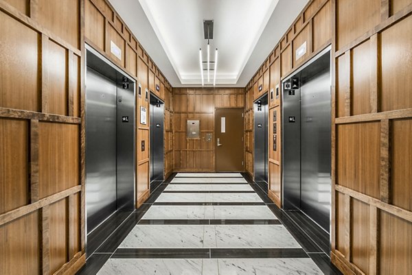 Atlantic Station West: Modern elevators in luxury Atlanta apartments