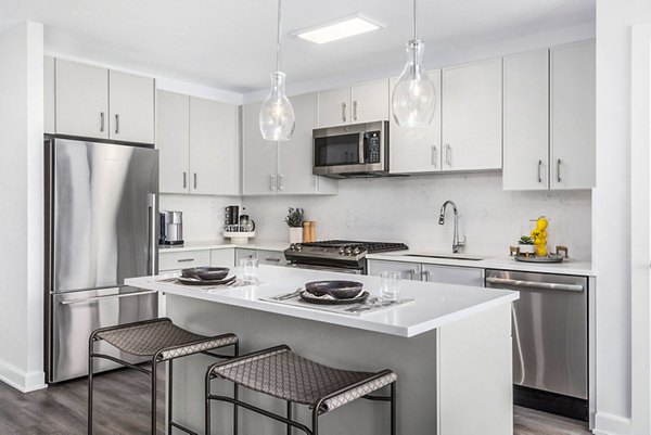 kitchen at Atlantic Station West Apartments