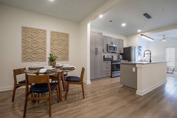 dining room at Restore at Carolina Park Apartments