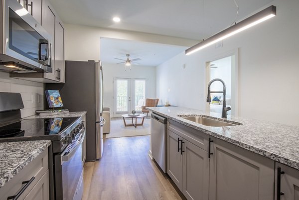 kitchen at Restore at Carolina Park Apartments