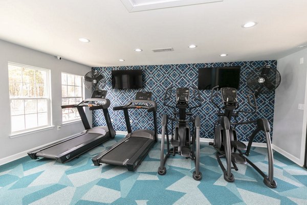 fitness center at Flats at 1500 Apartments