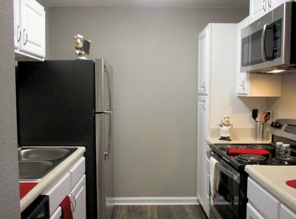 kitchen at Flats at 1500 Apartments