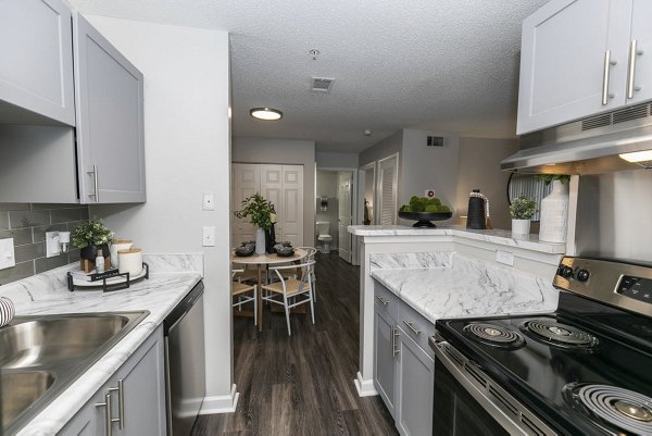 kitchen at Flats at 1500 Apartments