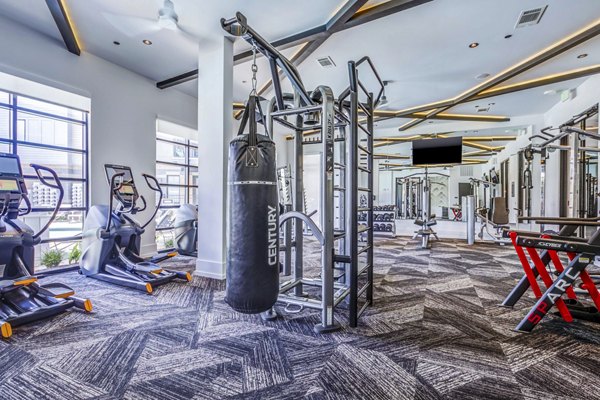 fitness center at Candour House Apartments