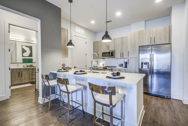 kitchen at Candour House Apartments