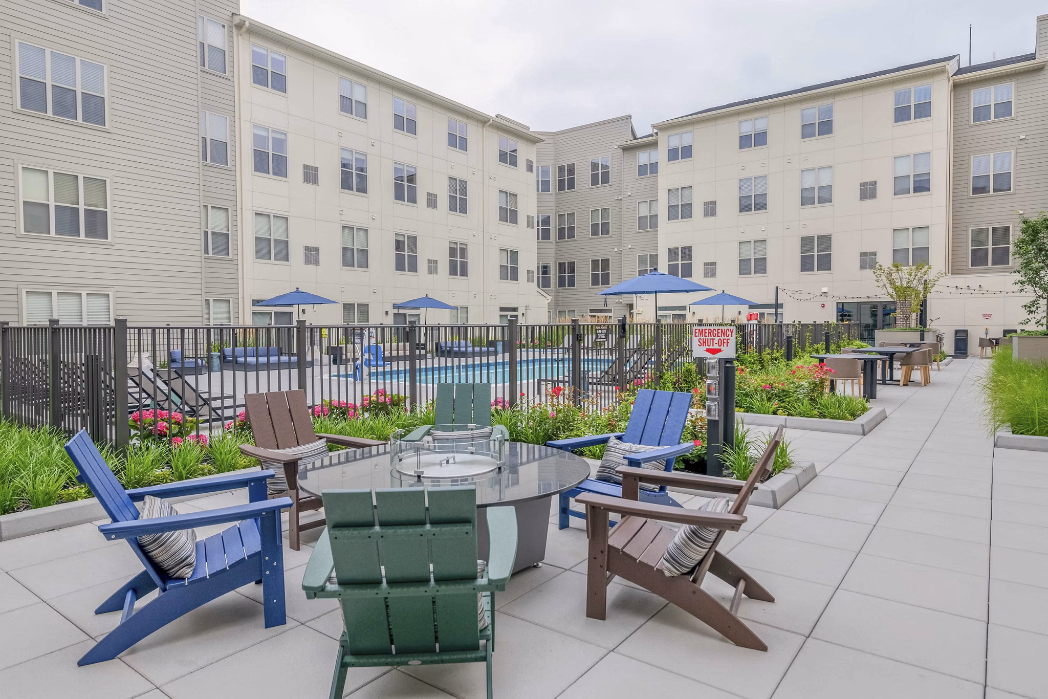 patio at The Walcott Hackensack