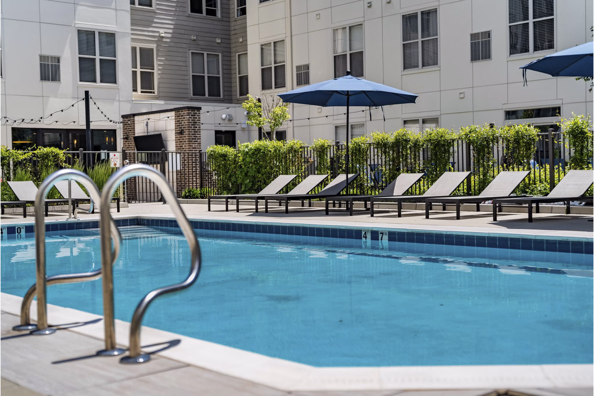pool at The Walcott Hackensack Apartments