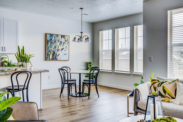 Modern fitness center with state-of-the-art equipment at Jules on 3rd Apartments