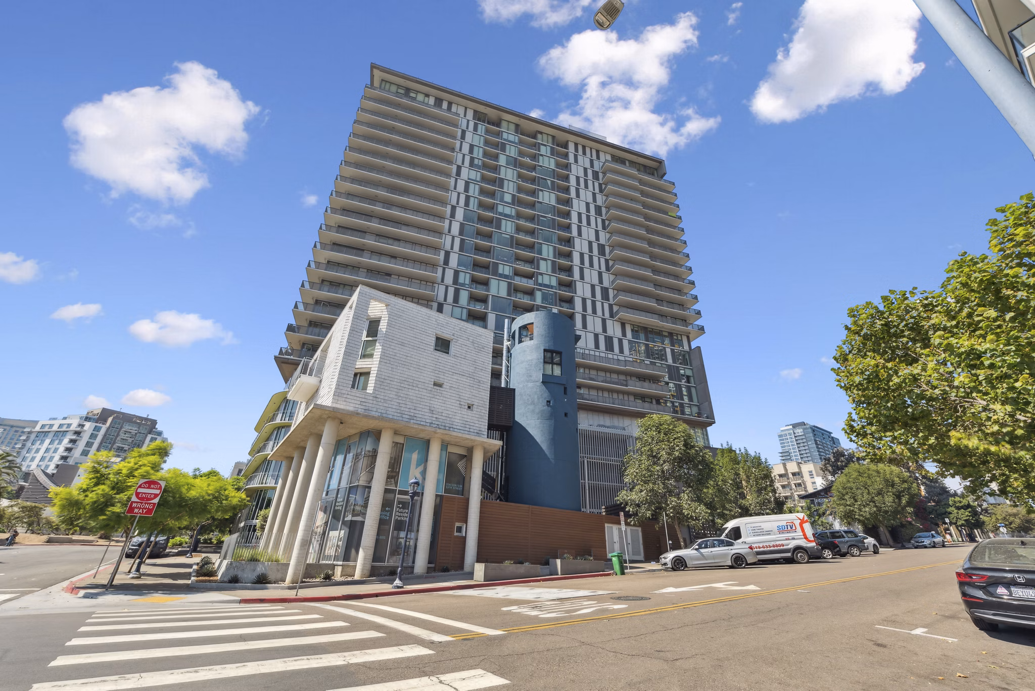 building at K1 Apartments