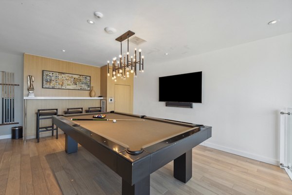 game room at K1 Apartments