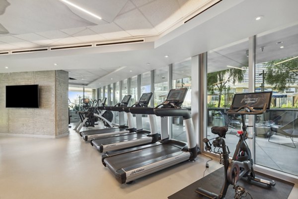 fitness center at K1 Apartments