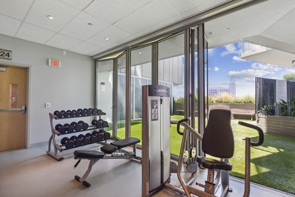 fitness center at K1 Apartments