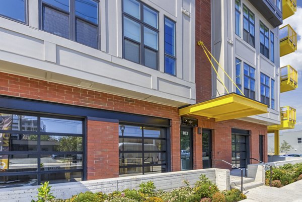 exterior at Centro Railyard Apartments