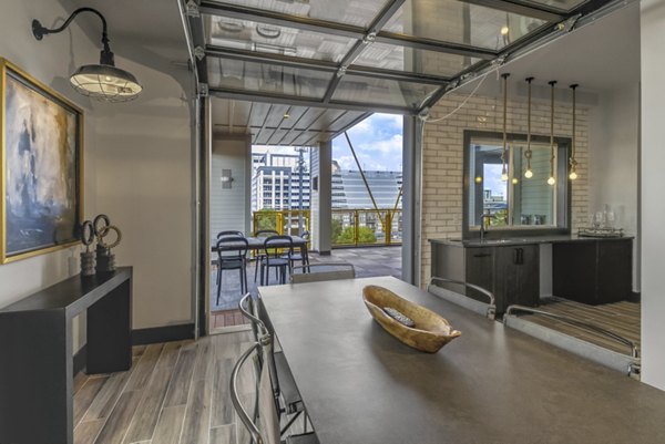 clubhouse at Centro Railyard Apartments